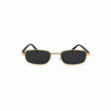 SOLSTICE 01 - Gold rectangular frame with black arms