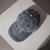 BLUE DENIM WASHED CAP